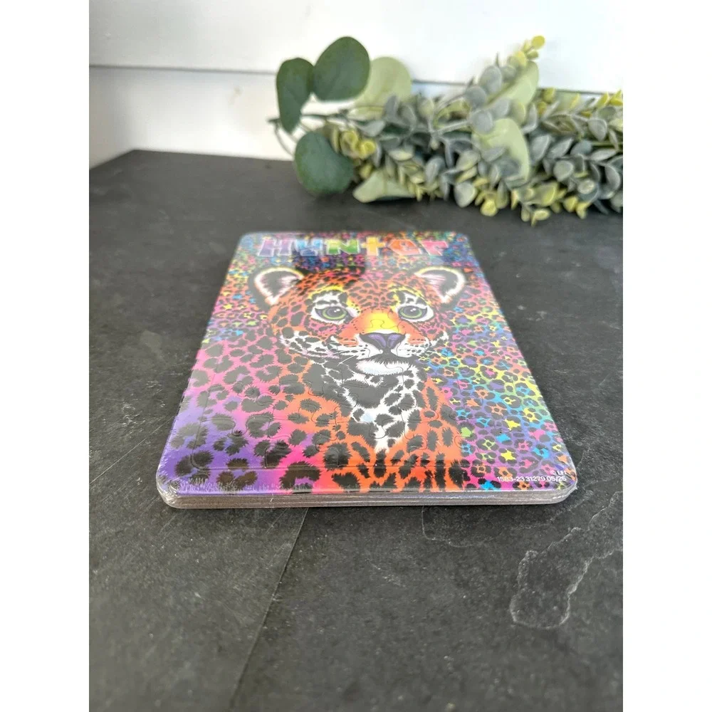 New Lisa Frank 8x5 mini puzzle set three piece Hunter Leopard rainbow